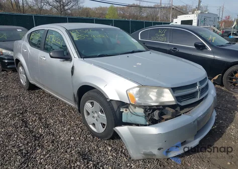 2008 Dodge Avenger Se из США, поврежденный, VIN 1B3LC46K08N571220